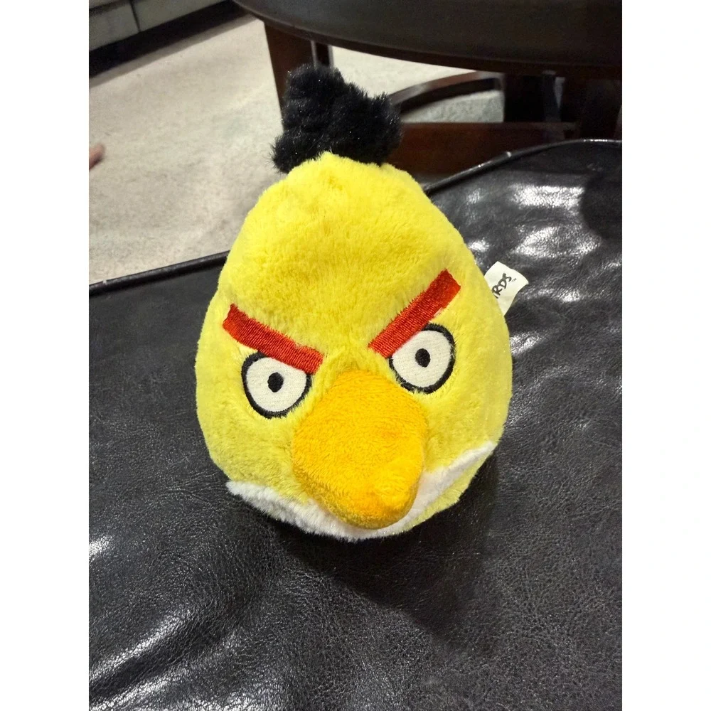 Angry Birds‎ Yellow Chuck Bird Plush Stuffed Animal Toy 5 Inch Rovio Gaming